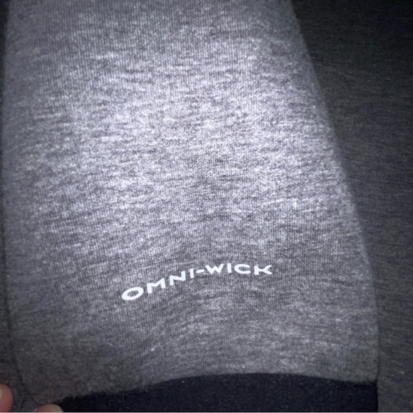 Columbia Men’s Zip Up Fleece Jacket Size XL Grey Omni-Wick Material Lightweight - Picture 4 of 5